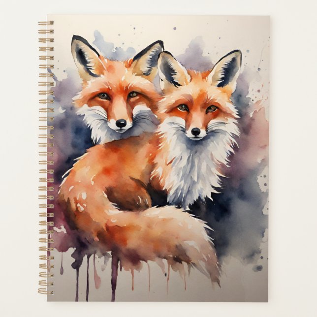 Aquarelle Fox Duo (Devant)