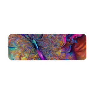 Aquarelle Fractale Papillon Whimsical Pai numériqu