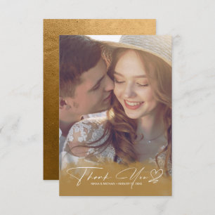 Aquarelle Gradient Merci Automne Gold ID786