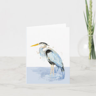 Aquarelle Great Blue Heron Bird Nature