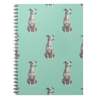 Aquarelle Greyhound Imprimer Carnet spiral