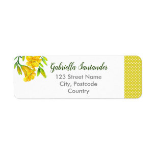 Aquarelle Jaune Lys Peinture Fleur