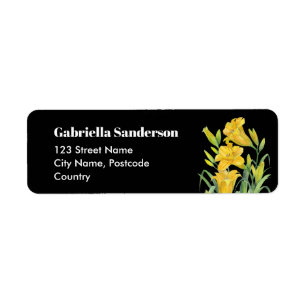 Aquarelle Jaune Lys Peinture Fleur