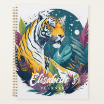 Aquarelle Jungle Tigre