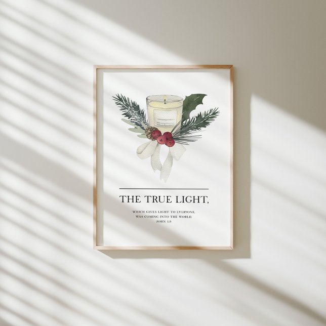 Aquarelle la vraie affiche de Noël claire (Créateur téléchargé)