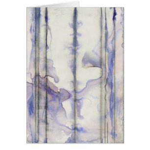 Aquarelle libre d'expression de violette