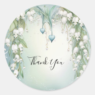Aquarelle Lily de la Vallée Sticker