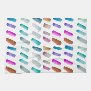 Aquarelle linge de maison salon cuisine mignonne
