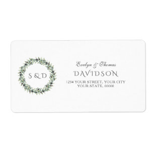 Aquarelle luxuriante Branches d'olive Mariage de c