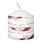 Aquarelle mariage Bourgogne Floral Or