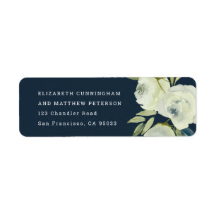 Aquarelle minimaliste Mariage Floral retour
