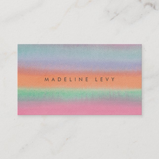 Aquarelle minimaliste Moderne Rendez-vous affaires (Devant)