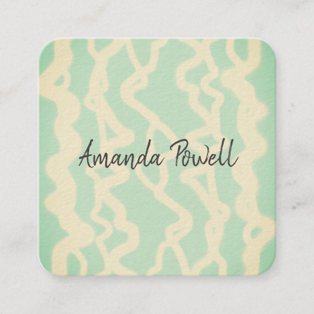 aquarelle moderne coutume carte de visite modèles (Devant)