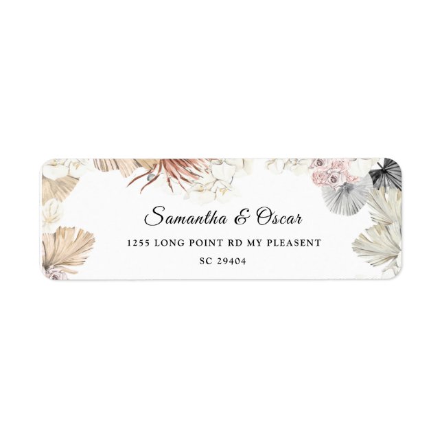 Aquarelle moderne Floral Orchid Gold Frame (Devant)