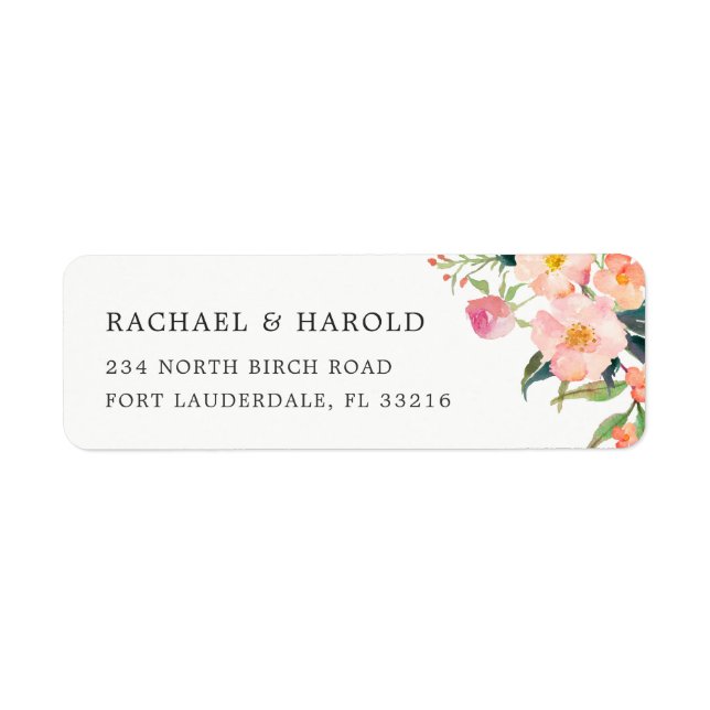 Aquarelle moderne Jardin botanique Floral (Devant)