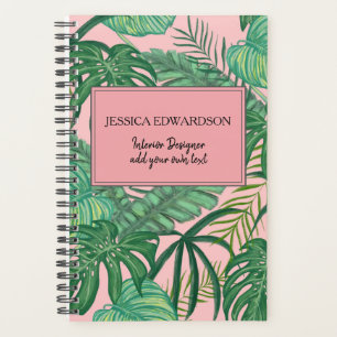 Aquarelle moderne tropicale feuille motif