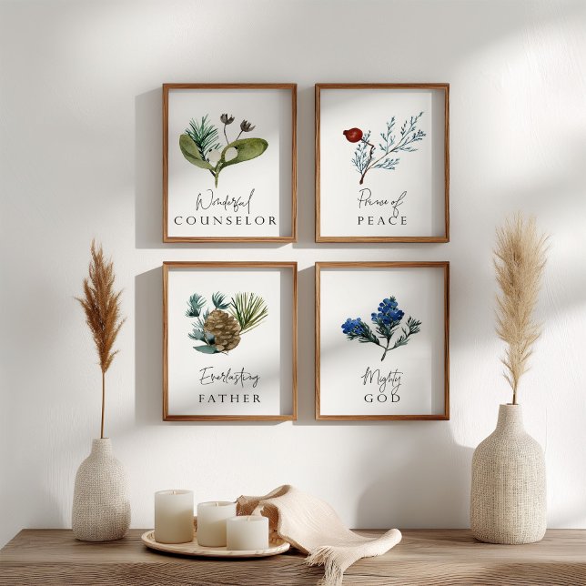 Aquarelle Noël Isiah 9:6 (Créateur téléchargé)