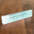 Aquarelle Nom du bureau Plaque