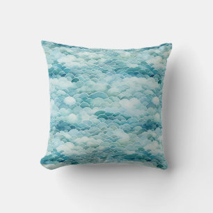 Aquarelle Ocean Waves Peinture Art Coussin Cadeau
