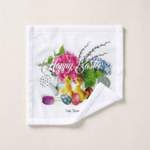 Aquarelle OEufs de Pâques, Colliers et fleurs de p
