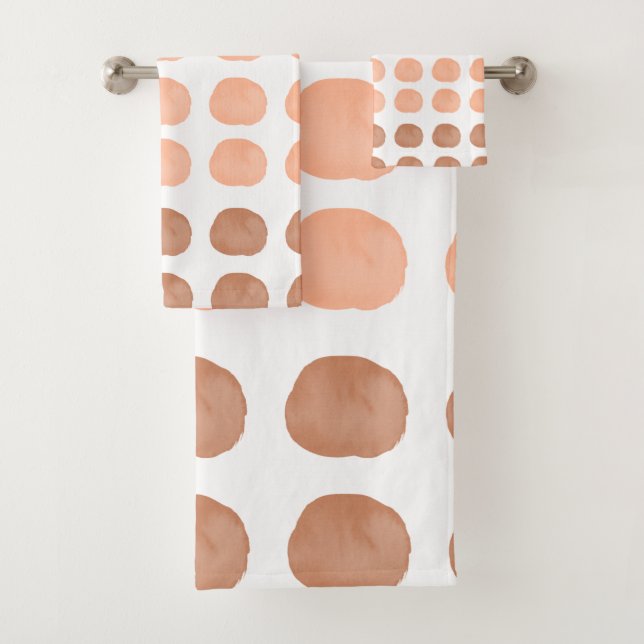 Aquarelle orange mignonne Bonne Art Pois (En situation)