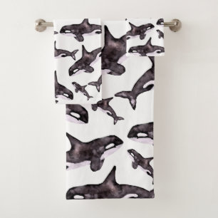 Aquarelle Orca