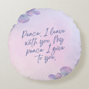 Aquarelle paisible Design Coussin Floral