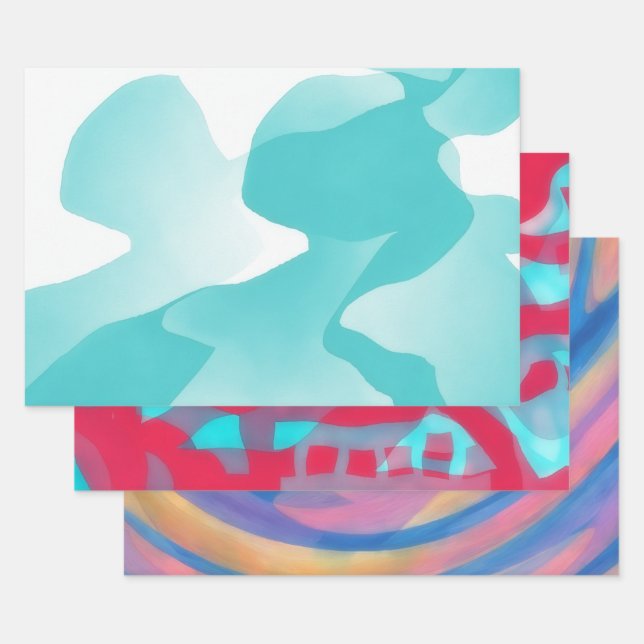 Aquarelle Papier d'artisanat d'amusement coloré (Lot)