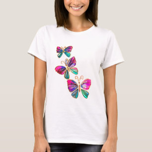 Aquarelle Papillons volants T-shirt