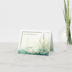 Aquarelle Paysage côtier RSVP ou Paramètres de l'e