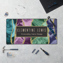 Aquarelle Peacock Agate personnalisable