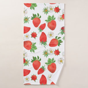 Aquarelle Peinture motif transparent de strawberri