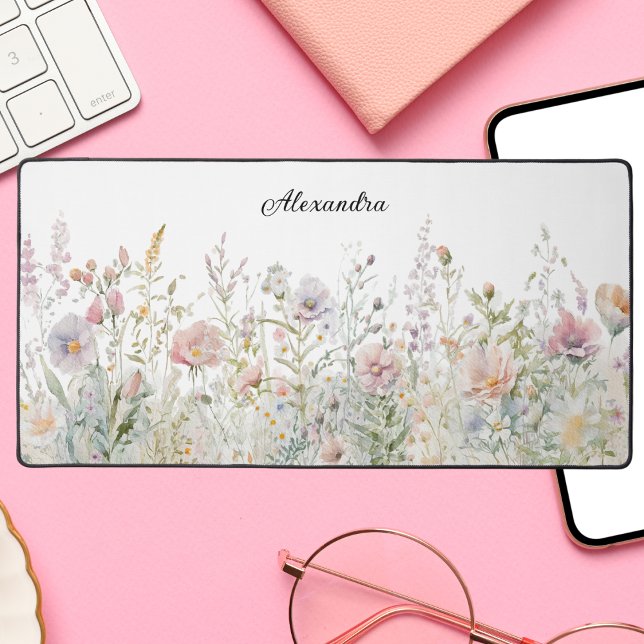 Aquarelle personnalisée Fleurs sauvages Floral Mea (Créateur téléchargé)