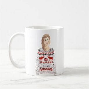 Aquarelle personnalisée Image Christmas Mug