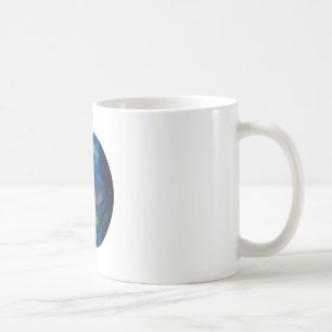Aquarelle Planète Classique Mug Blanc