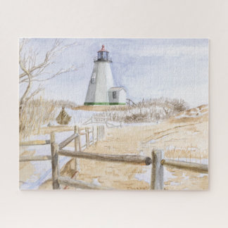 Aquarelle Plymought Lighthouse 520pc Puzzle