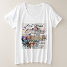 Aquarelle Poésie Art Femmes Plus Chemise