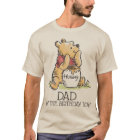 Aquarelle Pooh Premier anniversaire Papa T-shirt
