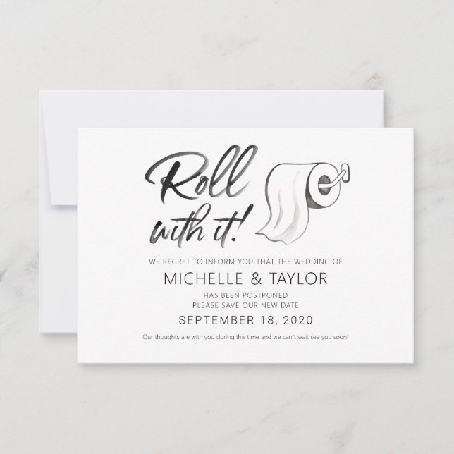 Aquarelle reportée Rouleau avec sa carte (Devant)