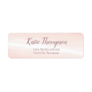 Aquarelle rose classique