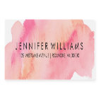 Aquarelle rose et orange