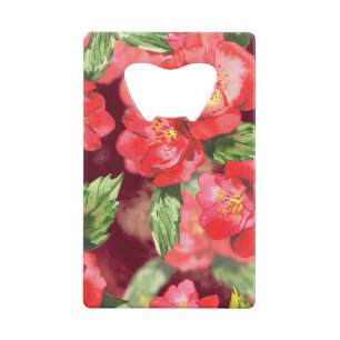 Aquarelle rose et rouge Roses