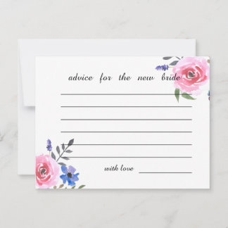 Aquarelle rose Fête des mariées florale Conseil