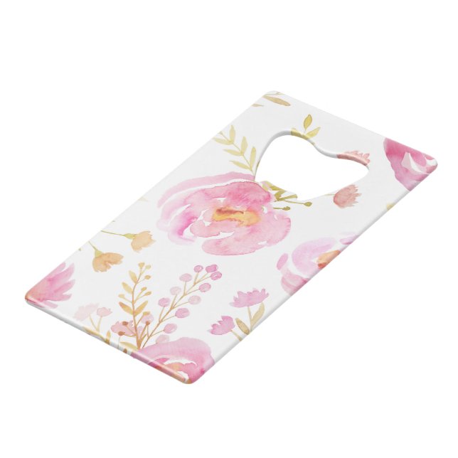 Aquarelle rose Floral (Devant Angle)