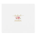 Aquarelle rose Floral Étiquette artisanal