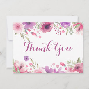 Aquarelle Rose Floral Merci de verdure