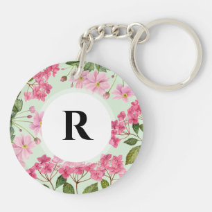 Aquarelle rose Hydrangea et anémone japonaise
