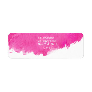 Aquarelle rose tendance Paint Splotch