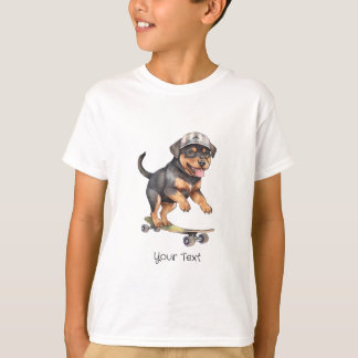 Aquarelle Rottweiler Boy T-Shirt