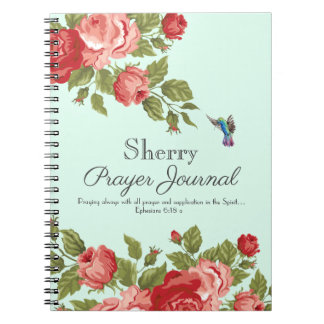 Aquarelle Rouge Roses Journal de prière